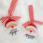 Red Santa Claus Acrylic Christmas Ornament