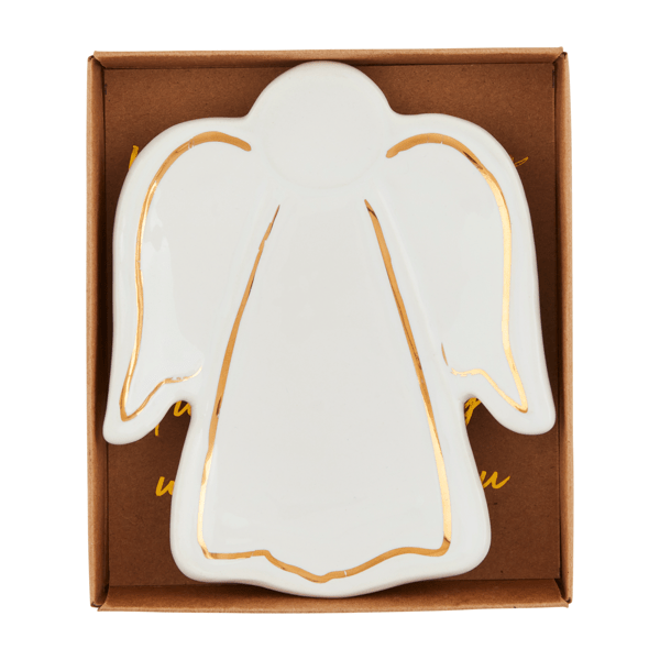 Stripe Wings Angel Tidbit Dish