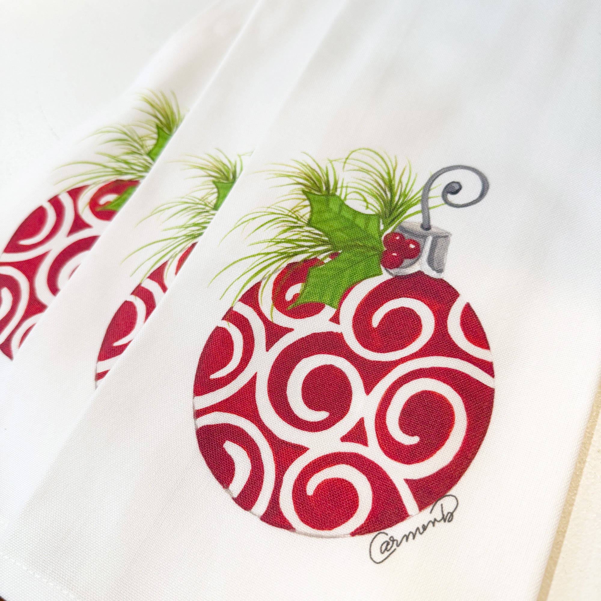 Ornament Tea Towel
