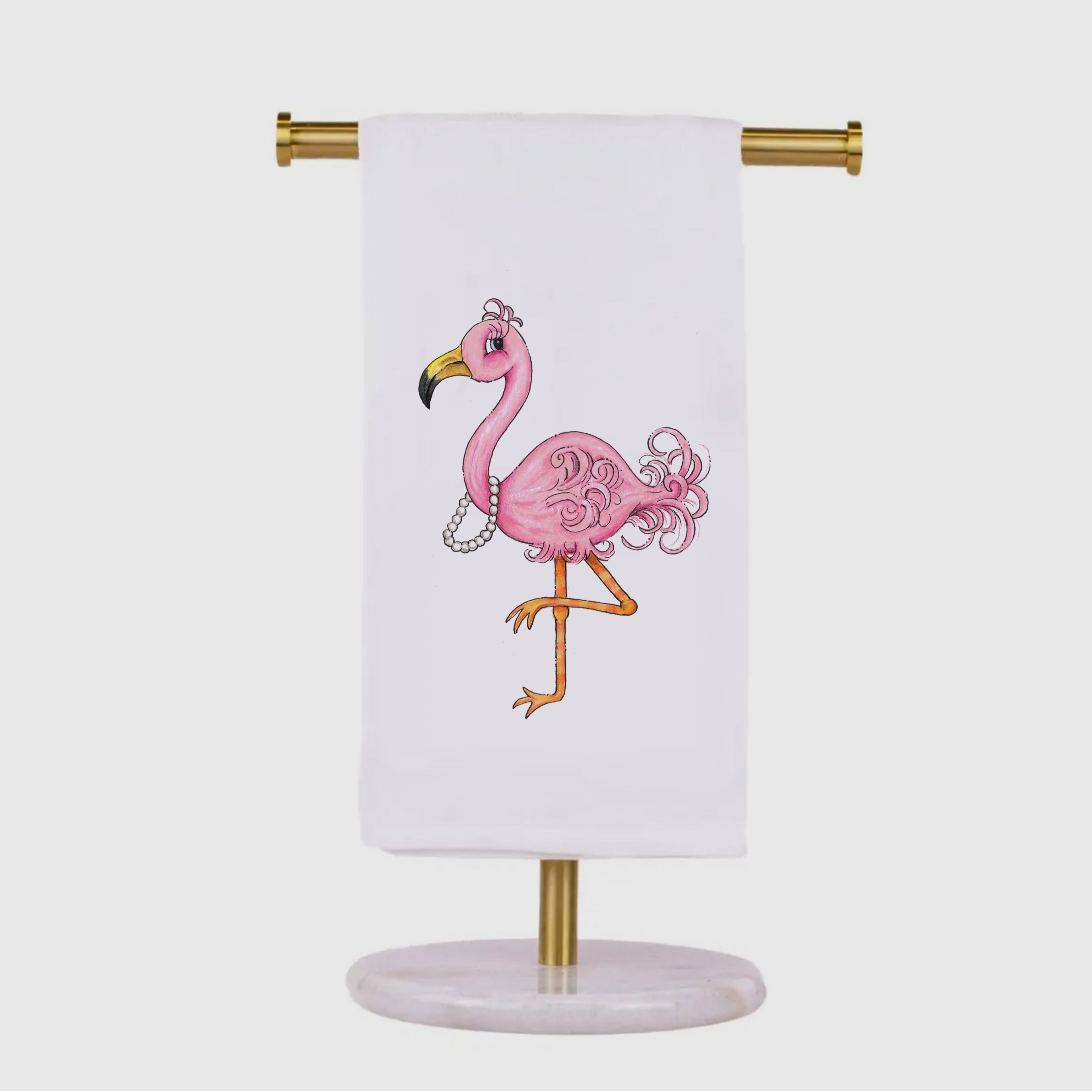 Flamingo Tea Towel
