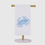 Floral Coastal Crab Tea Towel