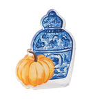 Topiary Jar And Pumpkin Acrylic Sitter
