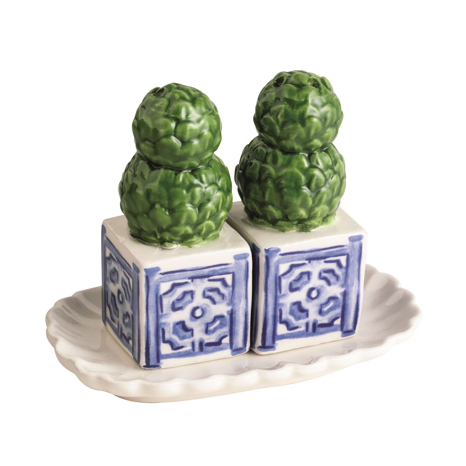 Topiary Salt and Pepper Shaker Set