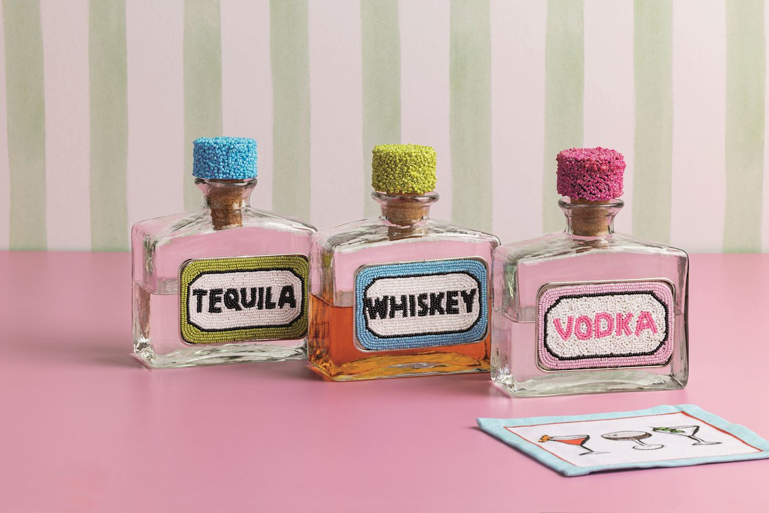 Whiskey Beaded Decanter