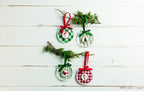 Santa Acrylic Disc Ornament