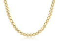 choker classic gold 6mm bead