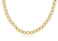 choker classic gold 7mm bead