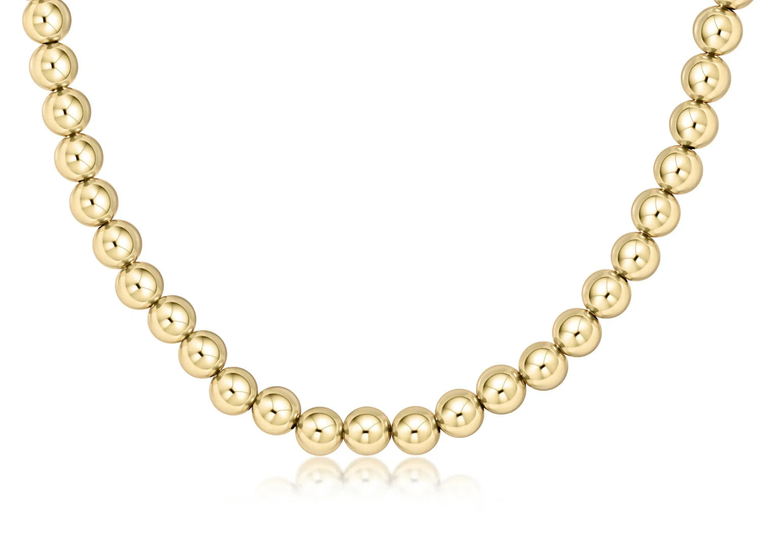 choker classic gold 7mm bead