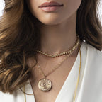choker classic gold 7mm bead
