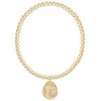 classic gold 3mm bracelet - inspire america gold disc