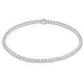 classic sterling 2.5mm bead bracelet