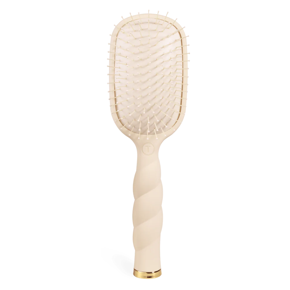 Teleties Detangler Hair Brush for Medium Hair – Tan