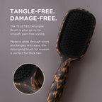 Teleties Detangler Hair Brush for Thick Hair – Tortoise