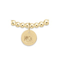 eCOLLEGIATE Classic Gold 3mm bracelet  - South Carolina Disc