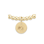 eCOLLEGIATE Classic Gold 3mm bracelet  - South Carolina Disc