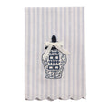 Embroidered Ginger Jar Tea Towel