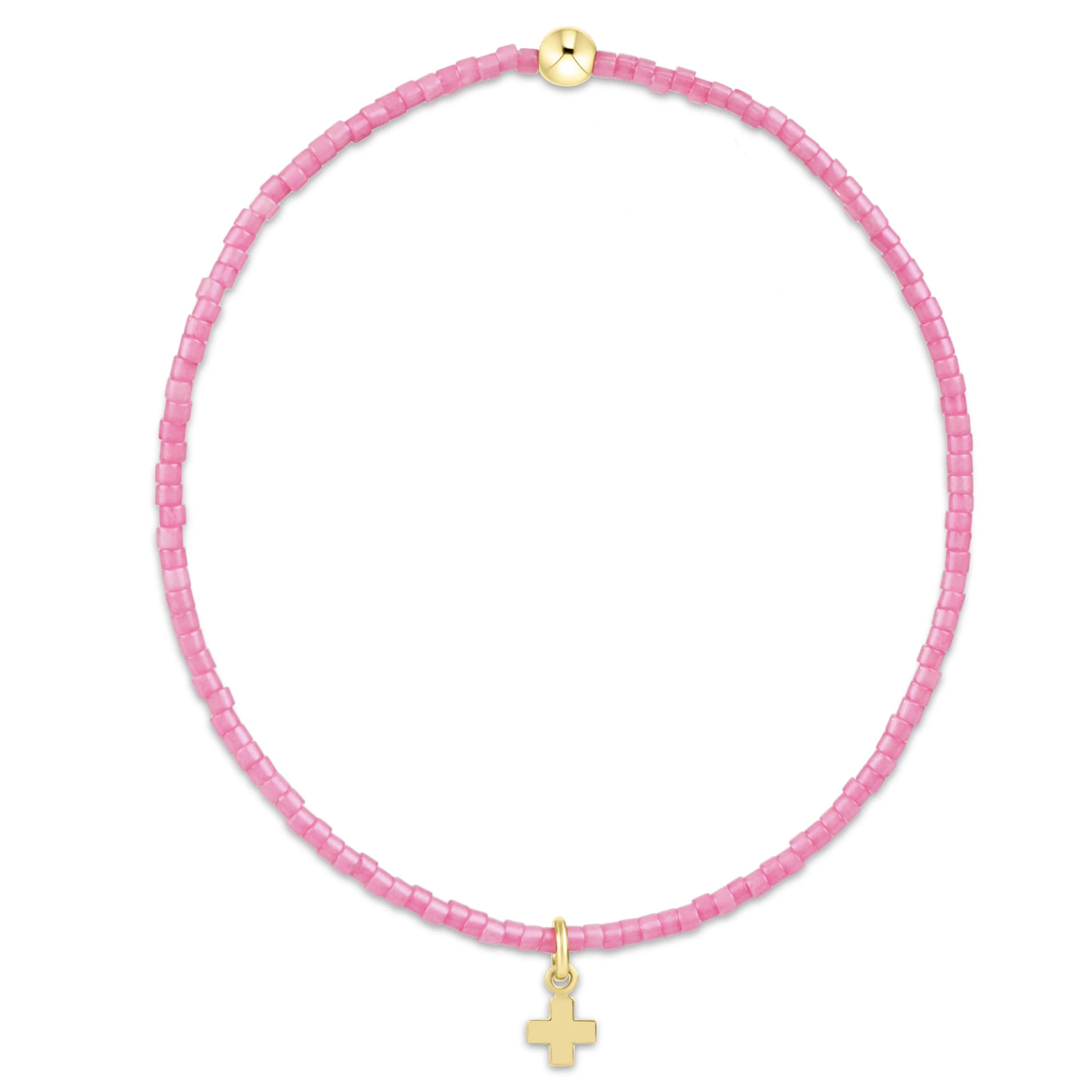 hope classic signature cross bracelet - bubblegum