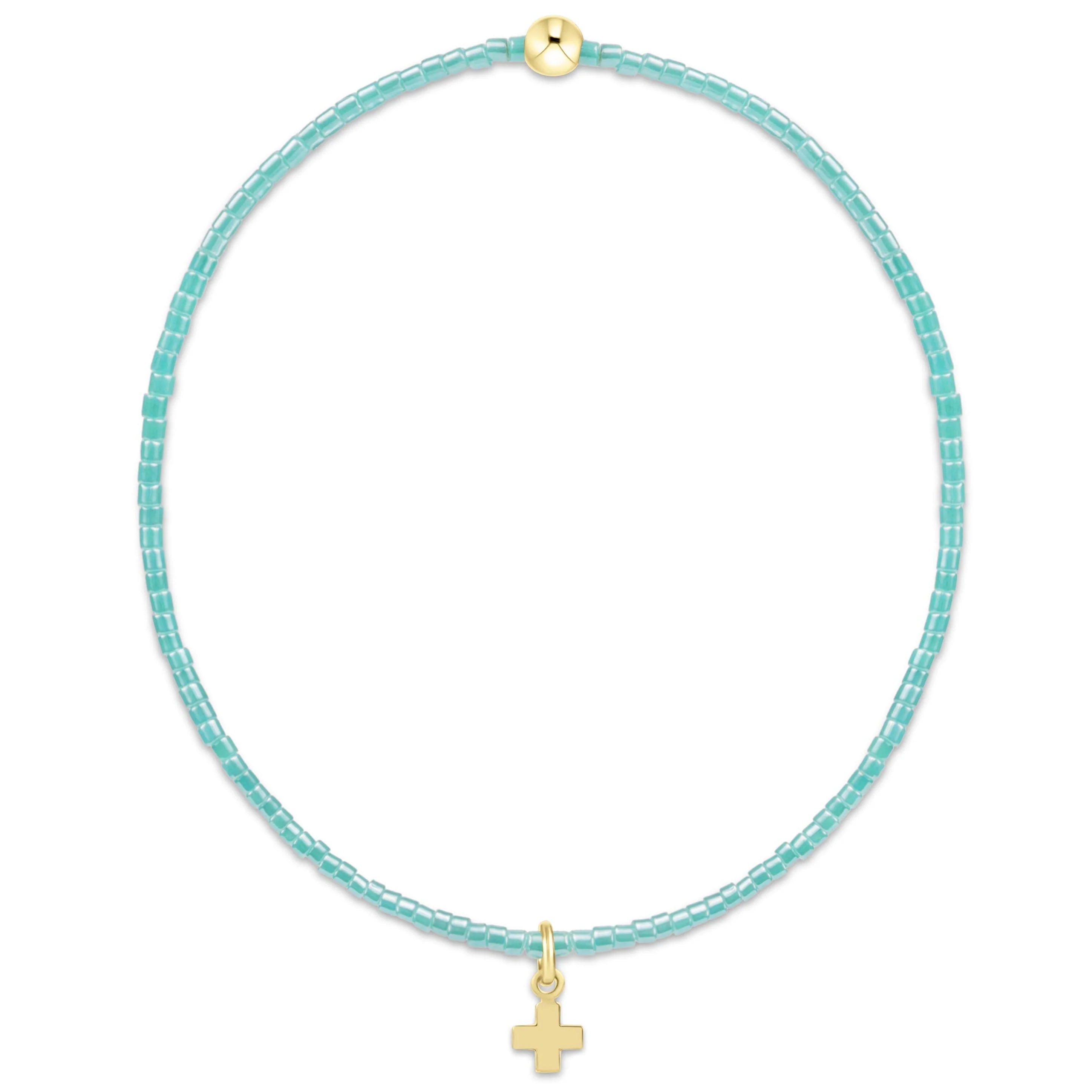 hope classic signature cross bracelet - sea glass