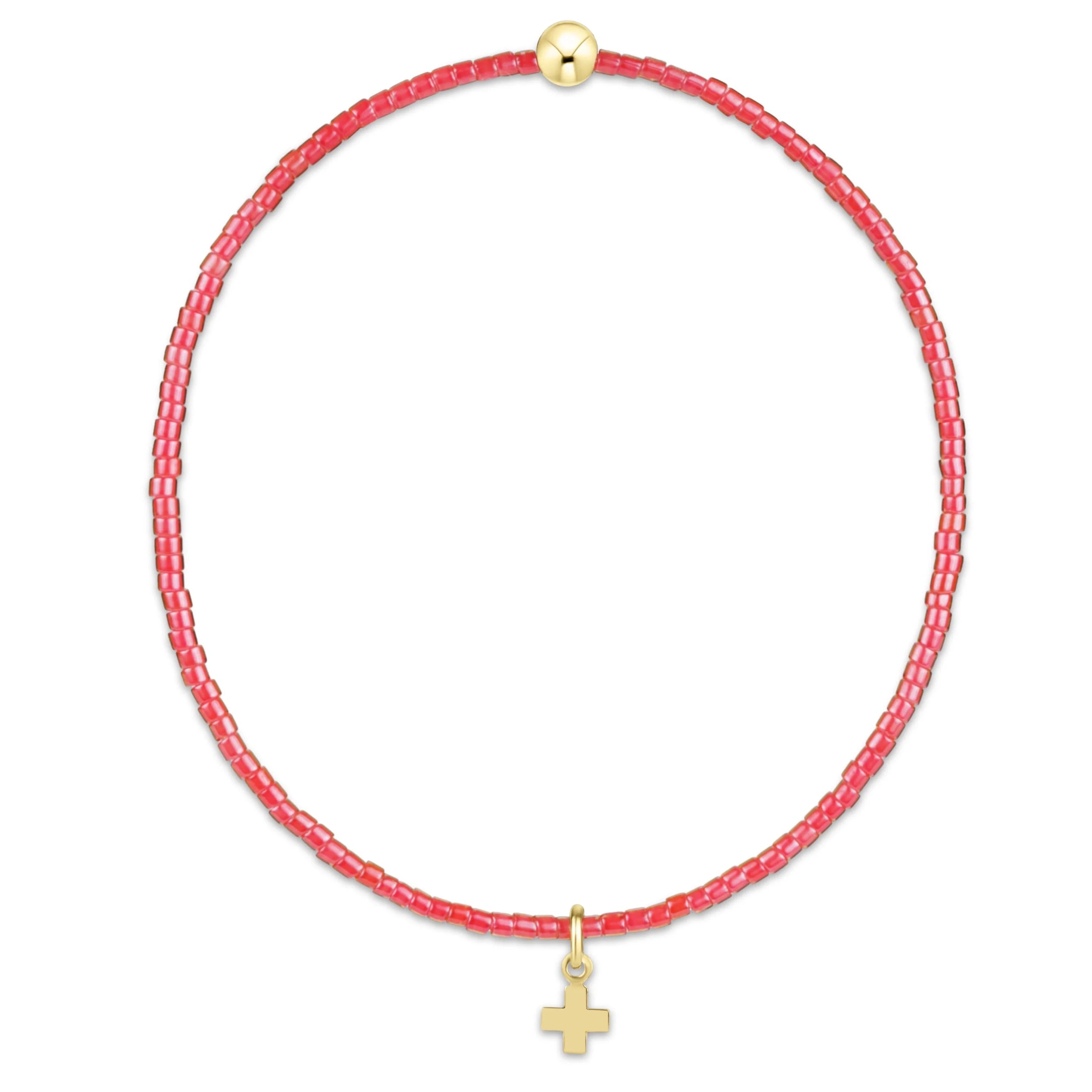 hope classic signature cross bracelet - sherbet
