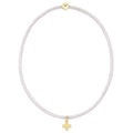 hope classic signature cross bracelet - silky white