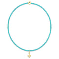 hope classic signature cross bracelet - turquoise