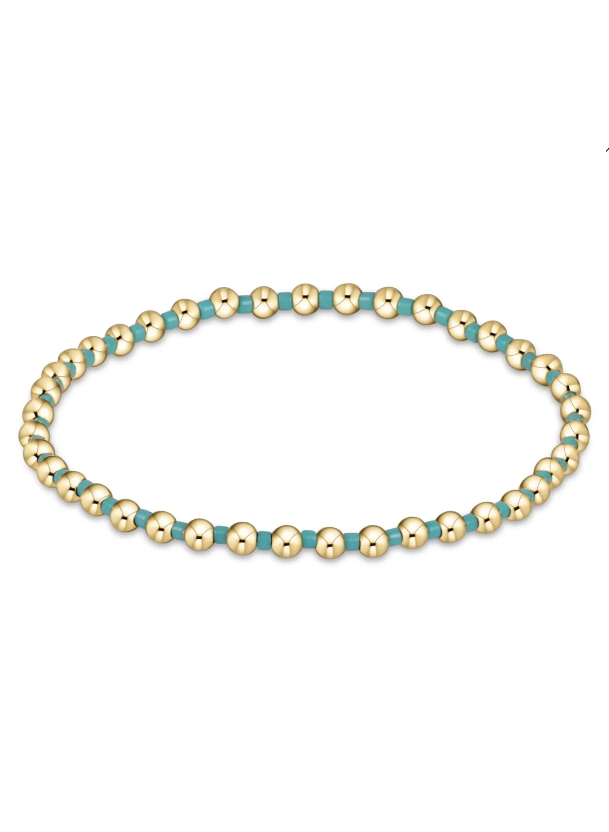 hope grateful bracelet - turquoise