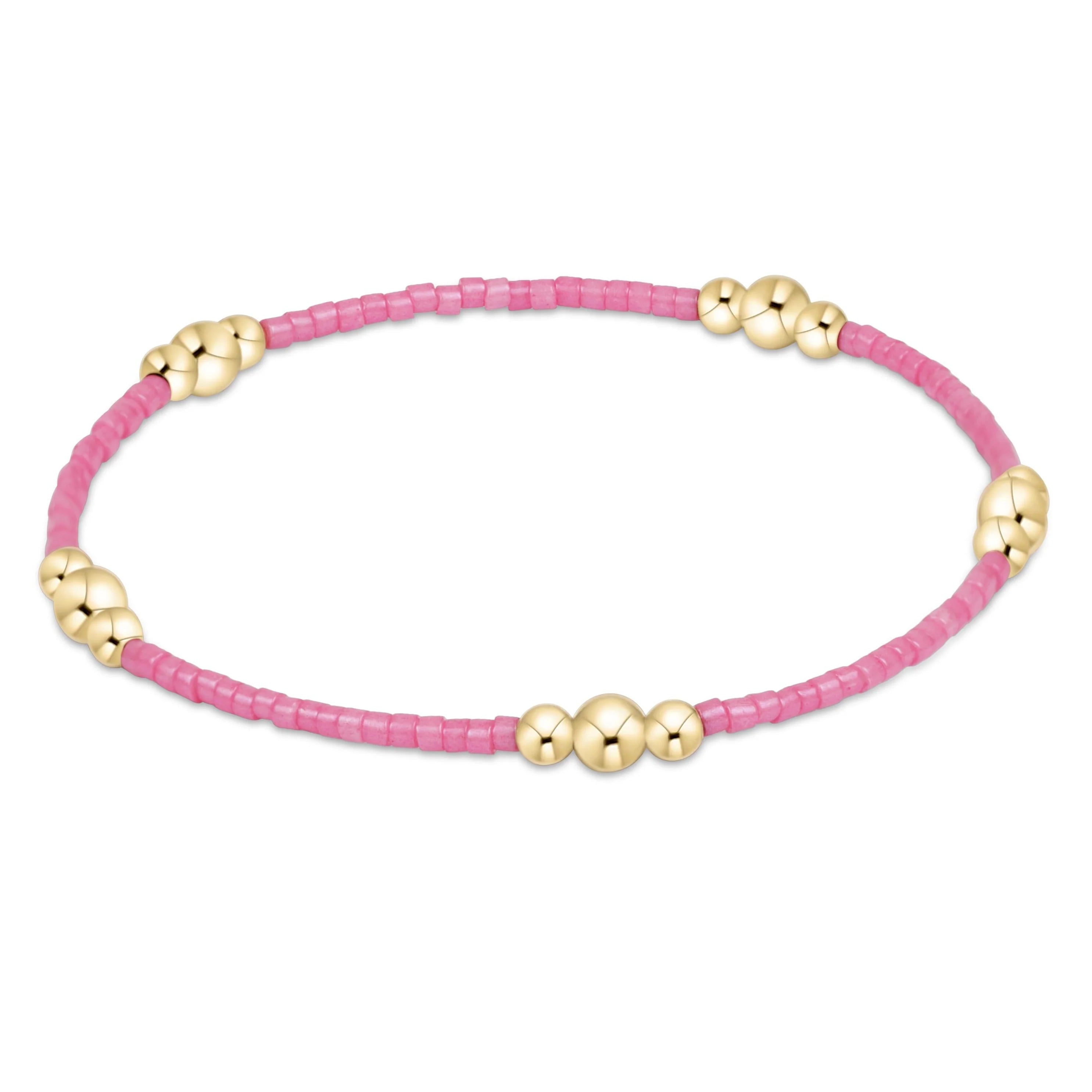 hope purpose bracelet - gold bubblegum