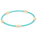 hope purpose bracelet - gold turquoise