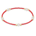 hope purpose pearl bracelet - sherbet