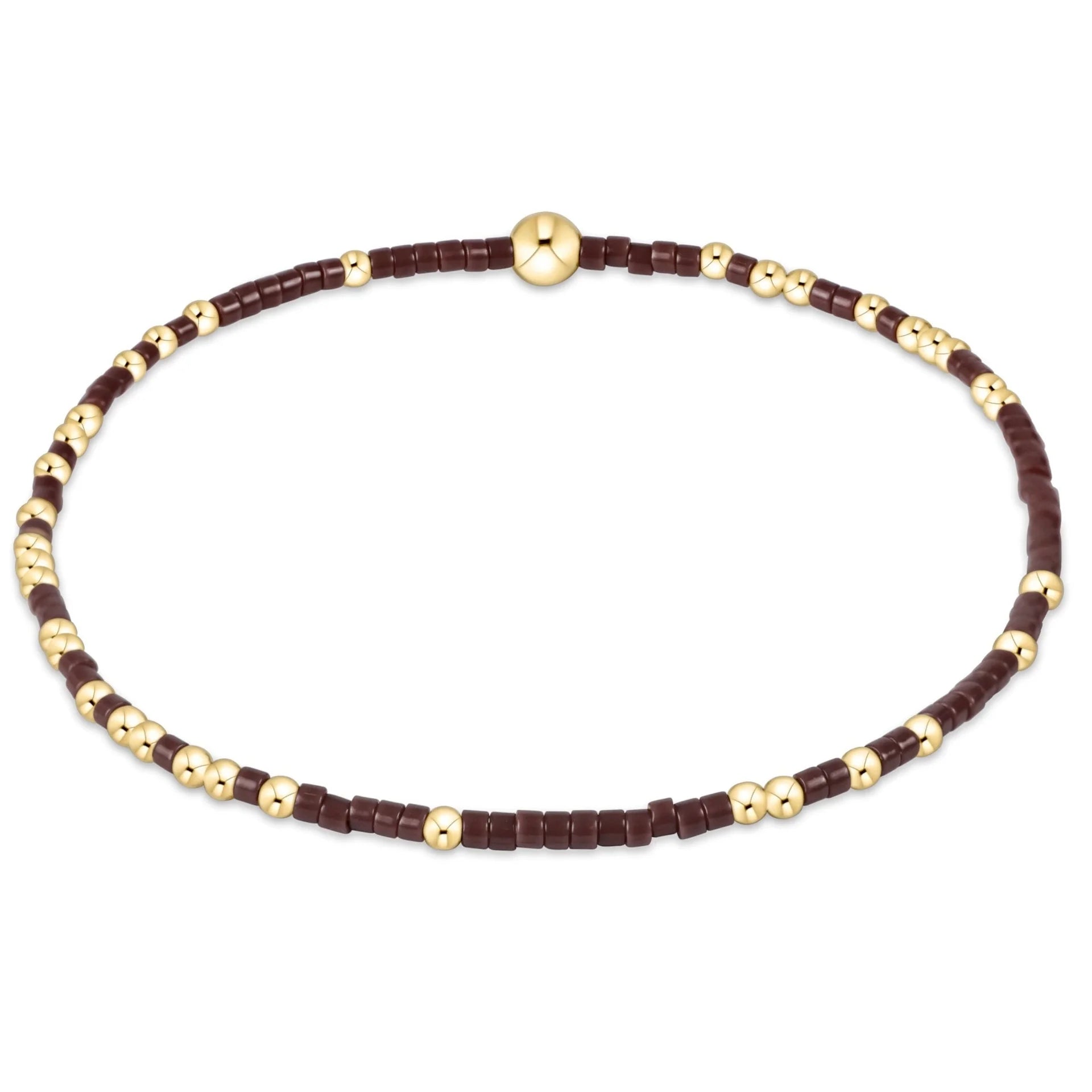 hope unwritten bracelet - chocolate