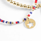 hope classic bracelet - firecracker - star small gold disc