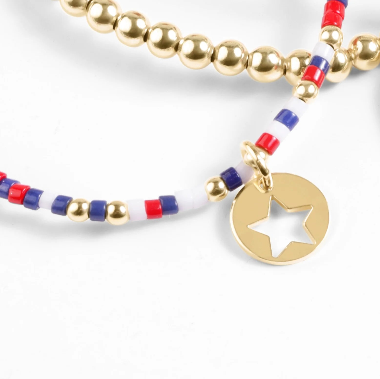 hope classic bracelet - firecracker - star small gold disc