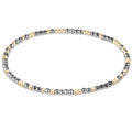 hope unwritten bright silver faceted hematite 2mm bead bracelet