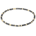 hope unwritten silver faceted hematite 2mm bead bracelet