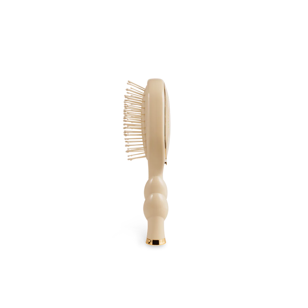 Teleties Mini Detangler Hair Brush for Medium Hair - Tan