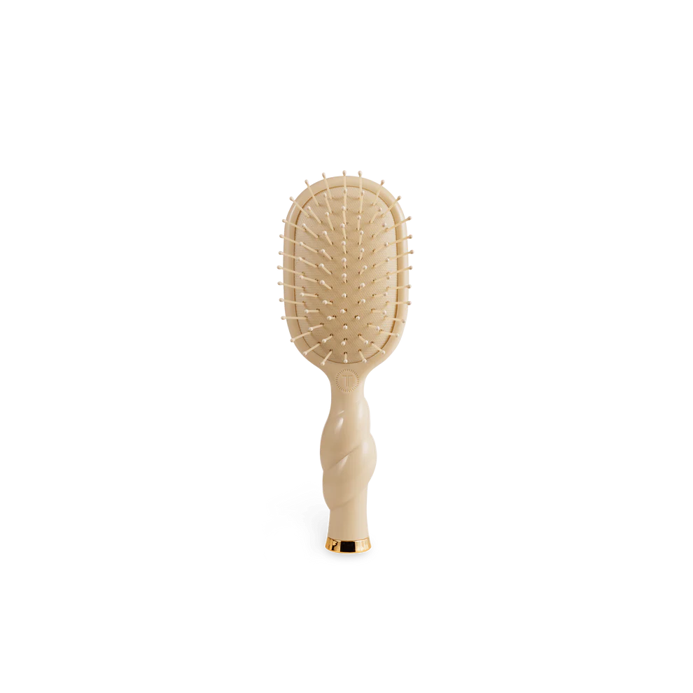 Teleties Mini Detangler Hair Brush for Medium Hair - Tan