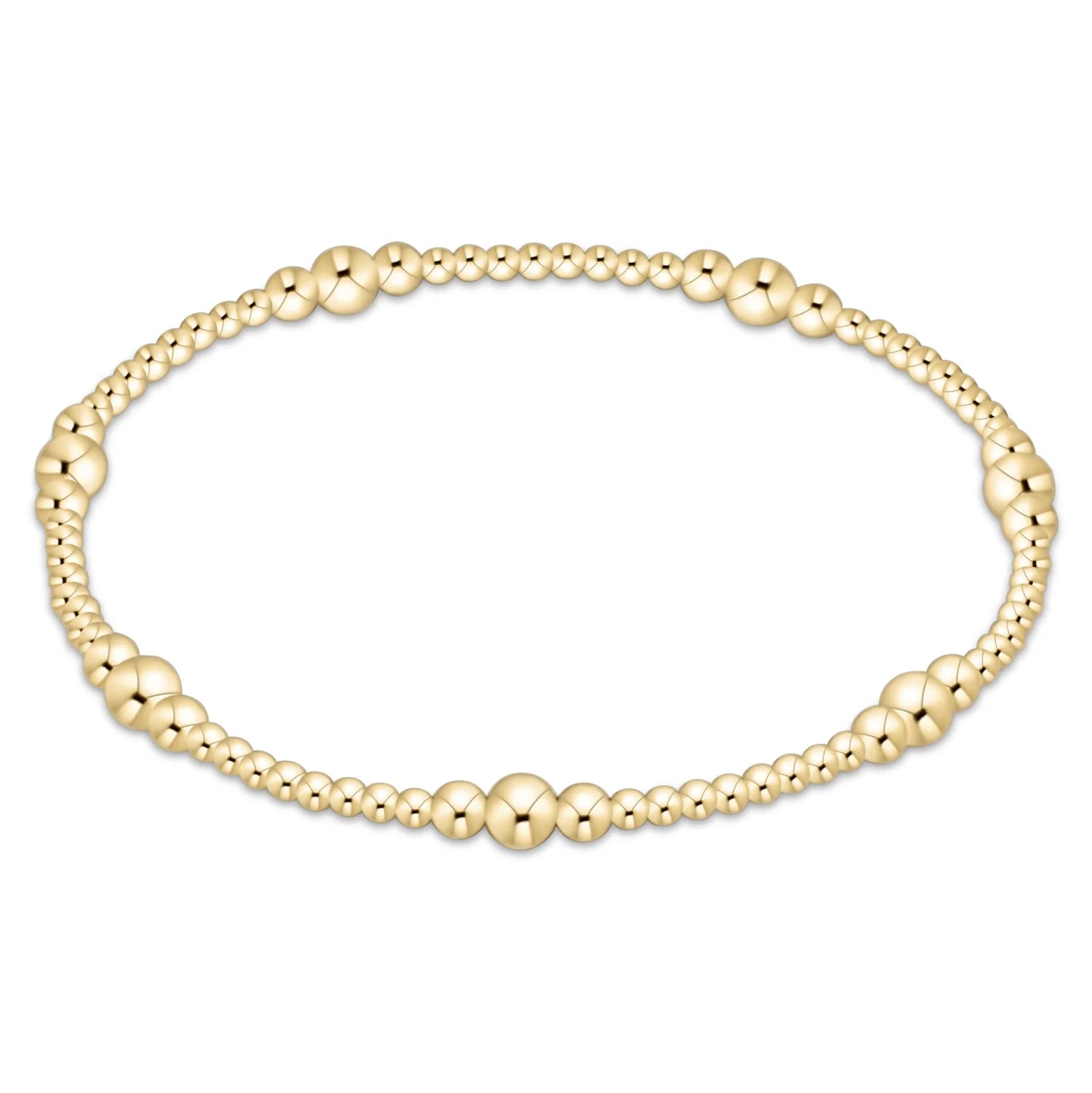 purpose gold 4mm bead bracelet