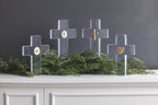 Clear Resin Intaglio Cross