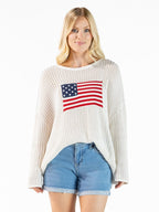 American Flag Sweater