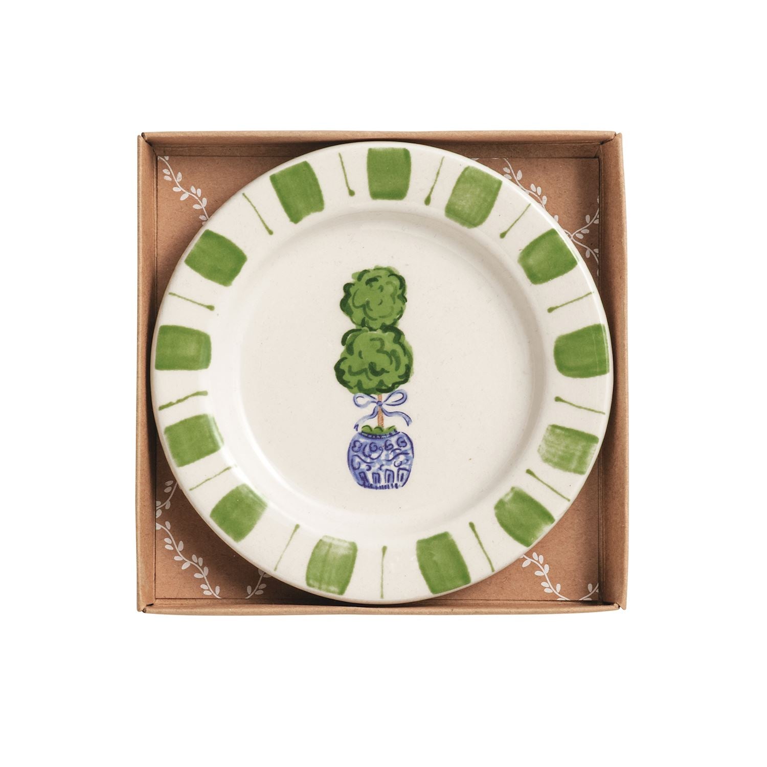 Topiary Tidbit Plate
