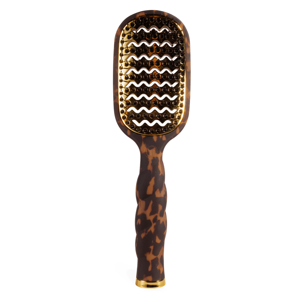 Teleties Vented Hair Brush - Tortoise