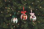 Santa Green Whimsy Ball Ornament